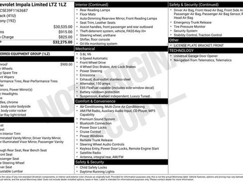 Used 2015 Chevrolet Impala LTZ image 13