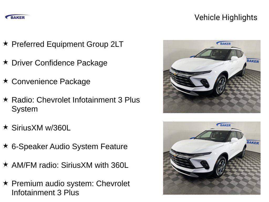 Certified 2024 Chevrolet Blazer LT w/ Convenience Package AWD/4WD image 2