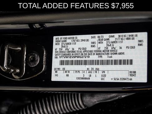 Used 2023 Ford F150 Lightning Lariat w/ Equipment Group 511A High AWD/4WD image 51