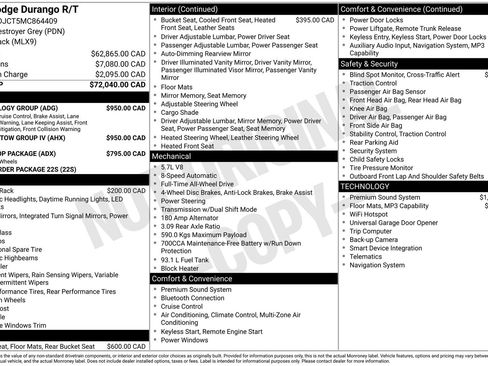 Used 2021 Dodge Durango R/T w/ Trailer Tow Group IV AWD/4WD image 2