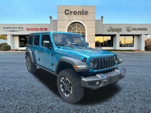 Used 2024 Jeep Wrangler Unlimited Rubicon 4xe w/ Technology Group AWD/4WD image 1