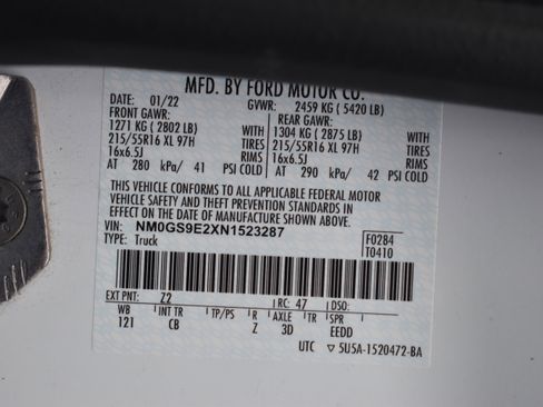 Used 2022 Ford Transit Connect XL w/ Trailer Tow Package image 36