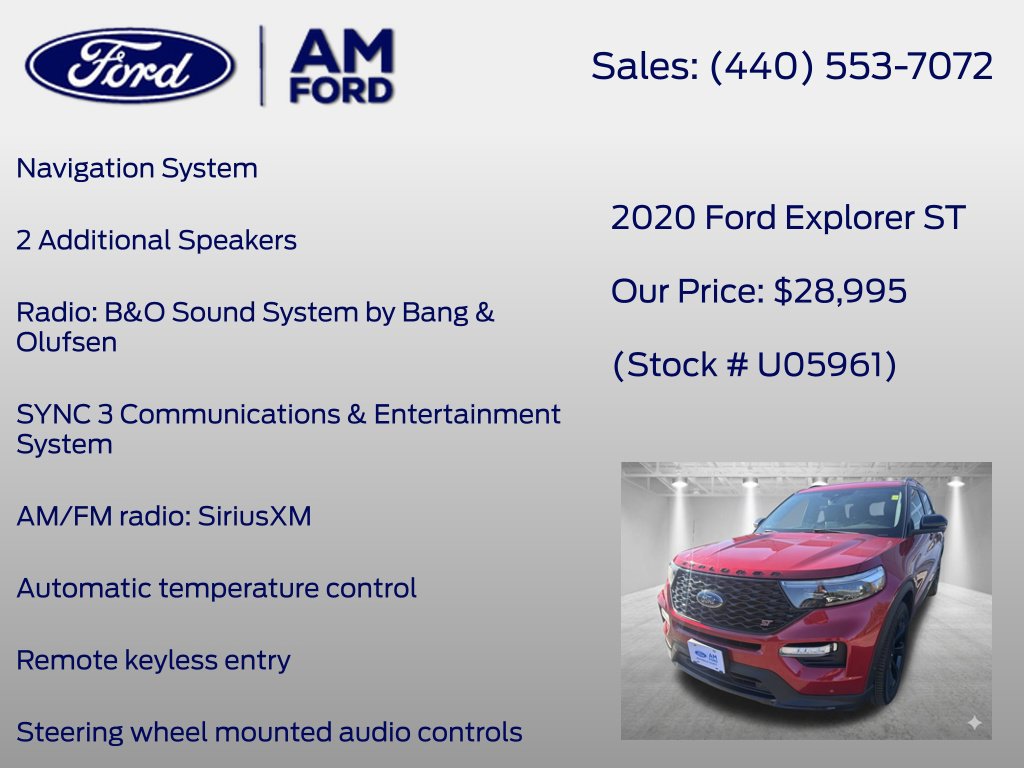 Used 2020 Ford Explorer ST w/ ST Street Pack AWD/4WD image 14