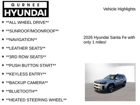 New 2026 Hyundai Santa Fe Limited image 9