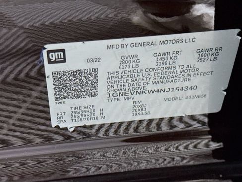 Used 2022 Chevrolet Traverse High Country AWD/4WD image 39