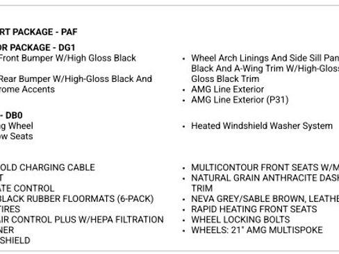 Used 2023 Mercedes-Benz EQS 450+ 4MATIC SUV w/ AMG Line Exterior Package image 5