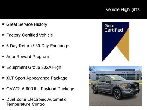 Certified 2023 Ford F150 XLT w/ Equipment Group 302A High image 4