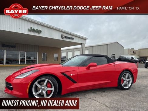 Used 2014 Chevrolet Corvette Stingray Convertible w/ 3LT Preferred Equipment Group RWD image 1