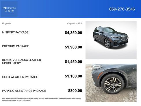 Used 2022 BMW X7 xDrive40i w/ M Sport Package AWD/4WD image 5
