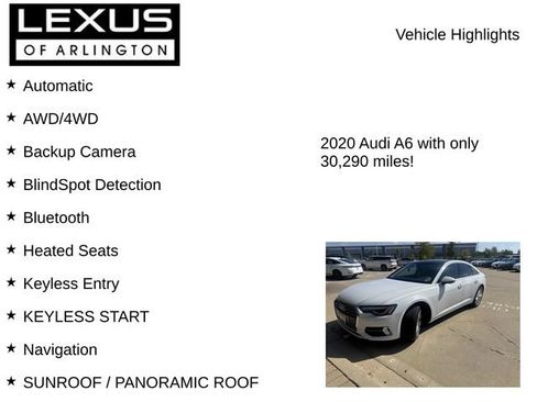 Used 2020 Audi A6 2.0T Premium Plus w/ Premium Plus Package AWD/4WD image 8
