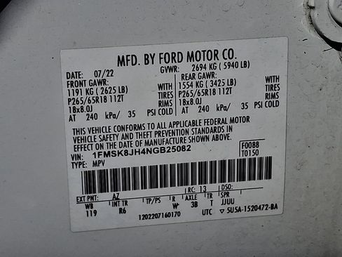 Certified 2022 Ford Explorer Timberline AWD/4WD image 27