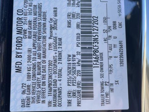 Used 2022 Ford Mustang GT Premium w/ Equipment Group 401A image 11