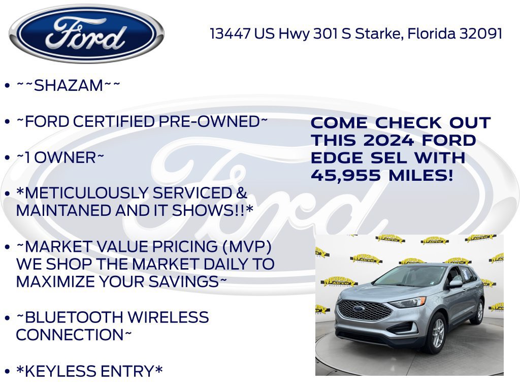 Certified 2024 Ford Edge SEL AWD/4WD image 6