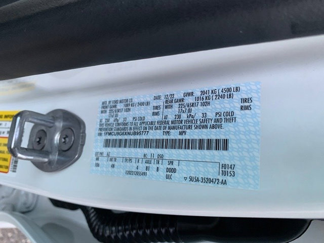 Certified 2022 Ford Escape SE w/ Convenience Package AWD/4WD image 28