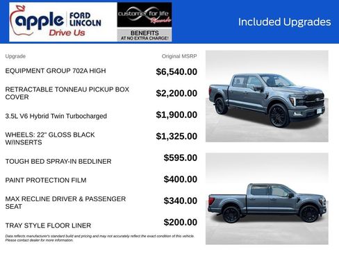 Used 2024 Ford F150 Platinum w/ Equipment Group 702A High AWD/4WD image 4