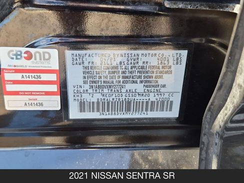 Used 2021 Nissan Sentra SR FWD image 24