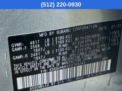 New 2025 Subaru Crosstrek 2.5i Limited w/ Crosstrek Mirror Package image 40