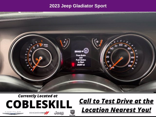Used 2023 Jeep Gladiator Sport w/ Trailer Tow Package AWD/4WD image 12