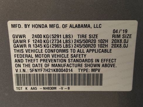 Used 2019 Honda Passport Sport image 33