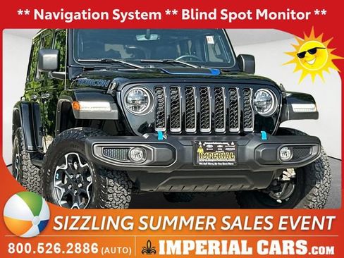 Used 2023 Jeep Wrangler Unlimited Rubicon 4xe w/ Cold Weather Group AWD/4WD image 1