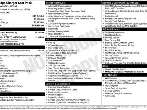 Used 2019 Dodge Charger Scat Pack w/ Dynamics Package image 3