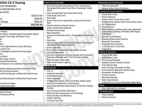 Used 2016 MAZDA CX-5 Touring image 21