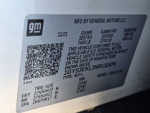 Used 2022 Cadillac Escalade Sport w/ LPO, ONYX Package image 36