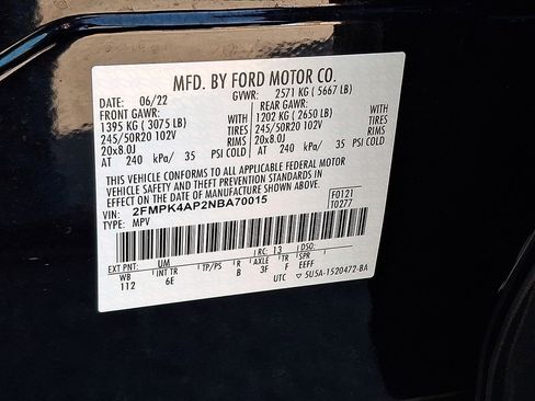 Used 2022 Ford Edge ST w/ Cargo Accessory Package image 27