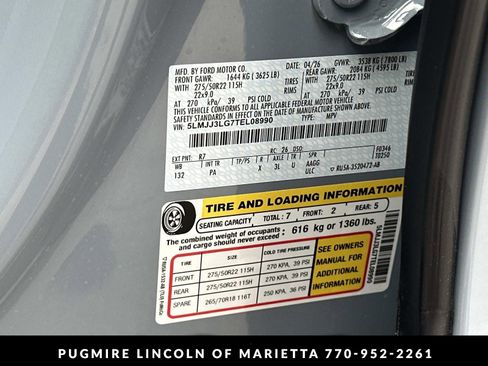 New 2026 Lincoln Navigator L Reserve AWD/4WD image 36