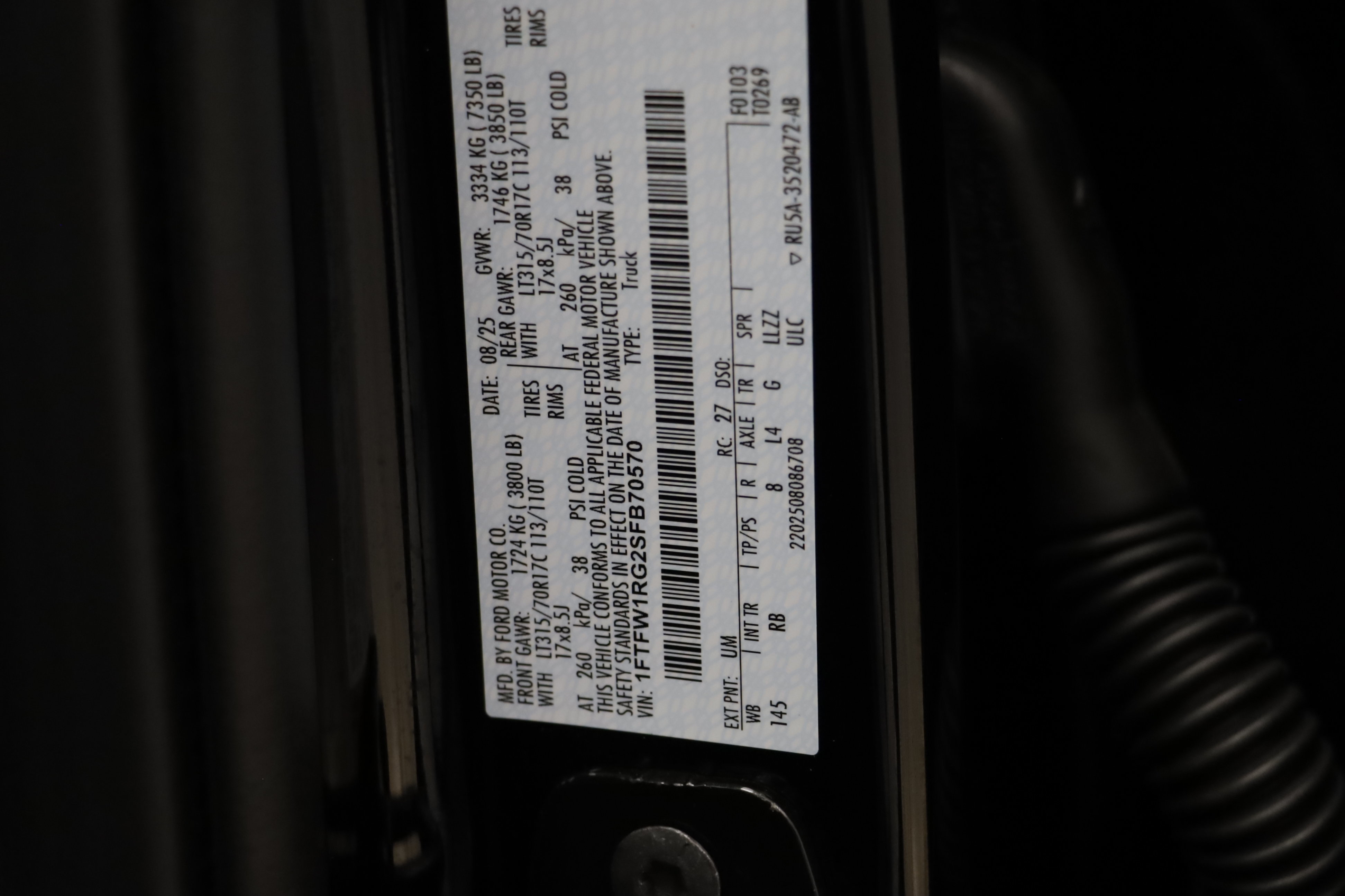 Used 2025 Ford F150 Raptor AWD/4WD image 28