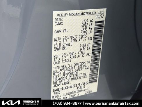 Used 2023 Nissan Frontier PRO-4X w/ Technology Package image 32