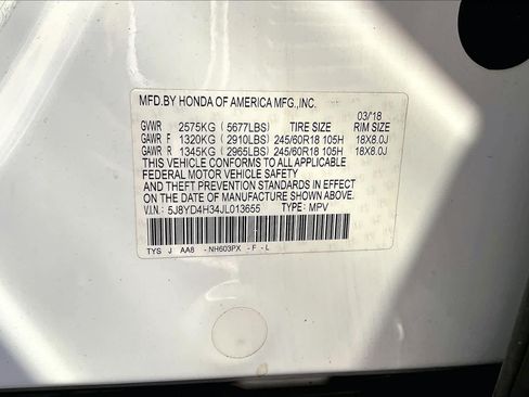 Used 2018 Acura MDX SH-AWD image 34