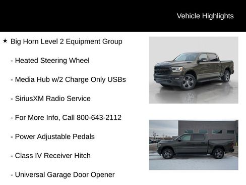 Used 2021 RAM 1500 Big Horn w/ Built-to-serve Edition image 21