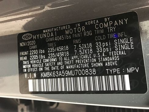 Used 2021 Hyundai Kona Night FWD image 31
