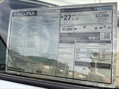 New 2025 Acura ADX A-Spec image 20