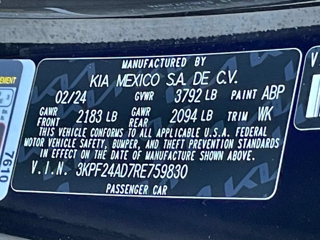 Used 2024 Kia Forte Sedan FWD image 34
