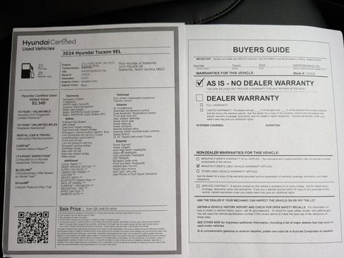Certified 2024 Hyundai Tucson SEL w/ Convenience Package AWD/4WD image 33