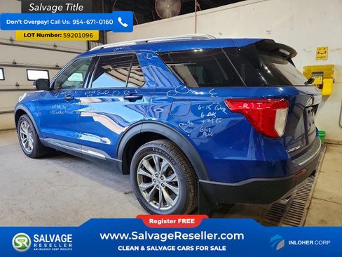 Used 2022 Ford Explorer Limited w/ Equipment Group 301A AWD/4WD image 3