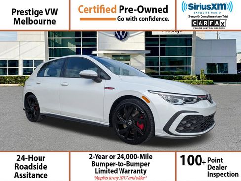 Certified 2023 Volkswagen GTI SE FWD image 1