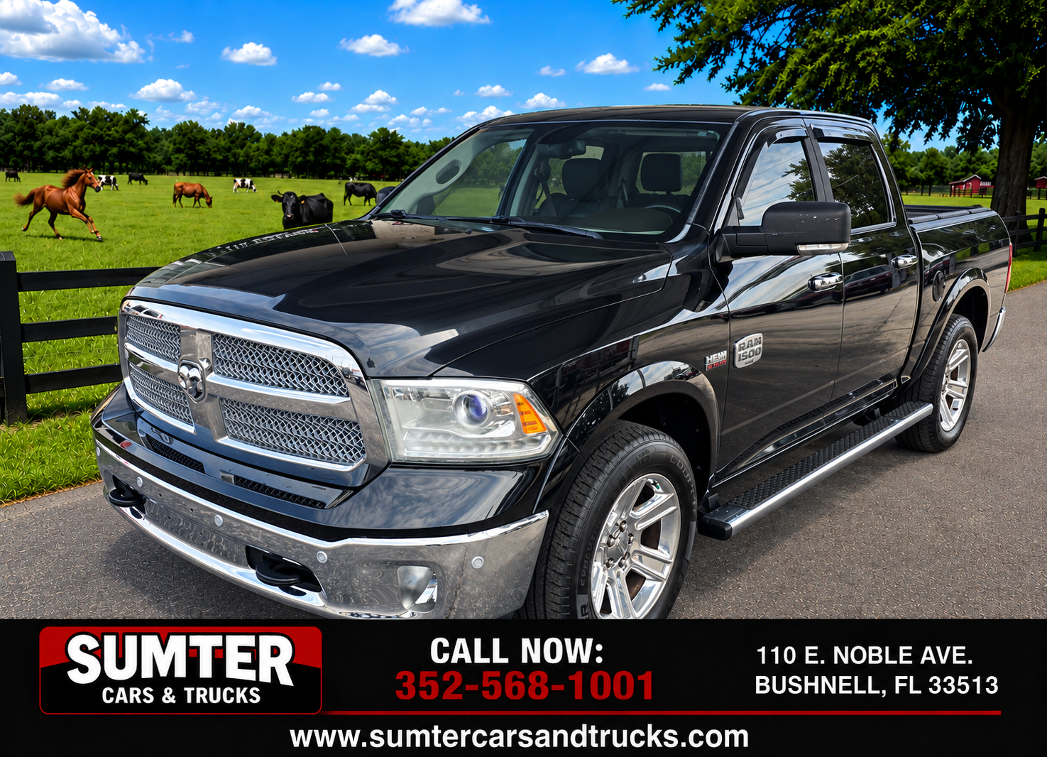 Used 2016 RAM 1500 Laramie Longhorn w/ Convenience Group AWD/4WD image 1