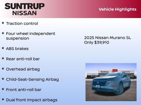 New 2025 Nissan Murano SL image 16