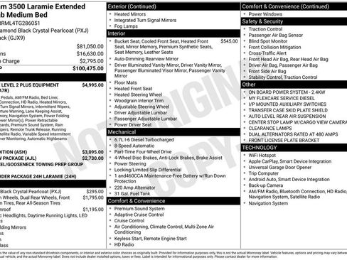New 2026 RAM 3500 Laramie AWD/4WD image 32