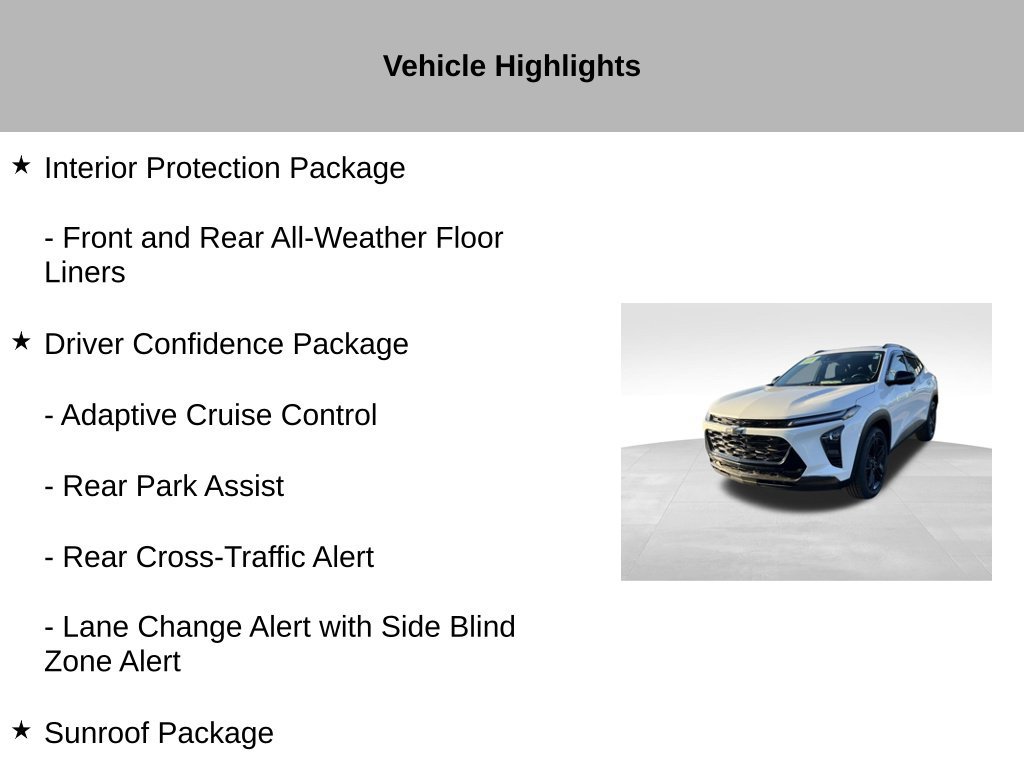 Used 2025 Chevrolet Trax ACTIV w/ Sunroof Package FWD image 18