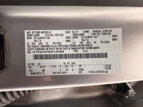 Used 2017 Ford F150 Lariat AWD/4WD image 54