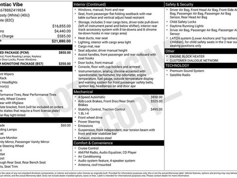 Used 2008 Pontiac Vibe w/ Preferred Package FWD image 12