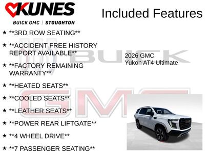 New 2026 GMC Yukon AT4 Ultimate