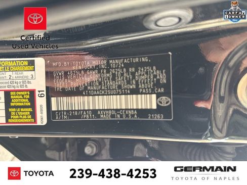 Certified 2025 Toyota Camry LE w/ Convenience Package image 22