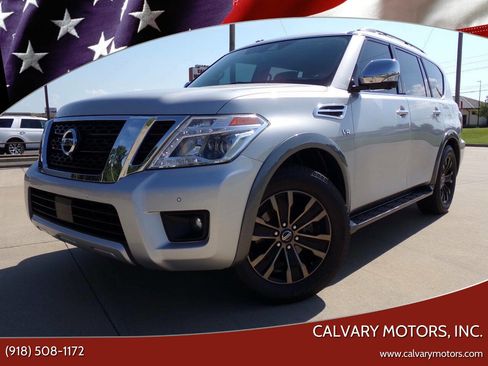 Used 2018 Nissan Armada Platinum w/ Captain Seat Package image 1