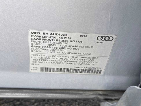 Used 2018 Audi Q3 2.0T Premium Plus w/ S Line Competition Package FWD image 21