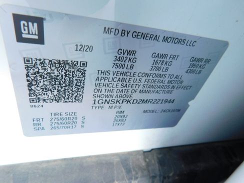 Used 2021 Chevrolet Tahoe Z71 AWD/4WD image 11